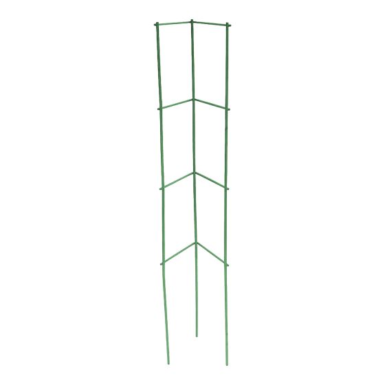 Cage échelle en métal pour tomates et plants, 57", rouge