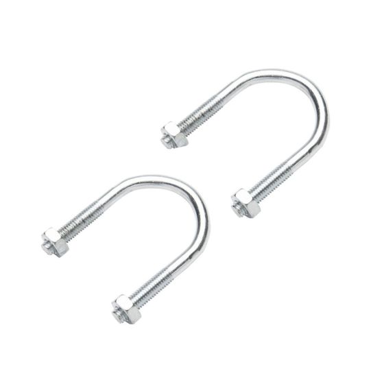 Étriers de fixation pour abreuvoir en acier inoxydable (voir code BMR 081-4980), 2/pqt