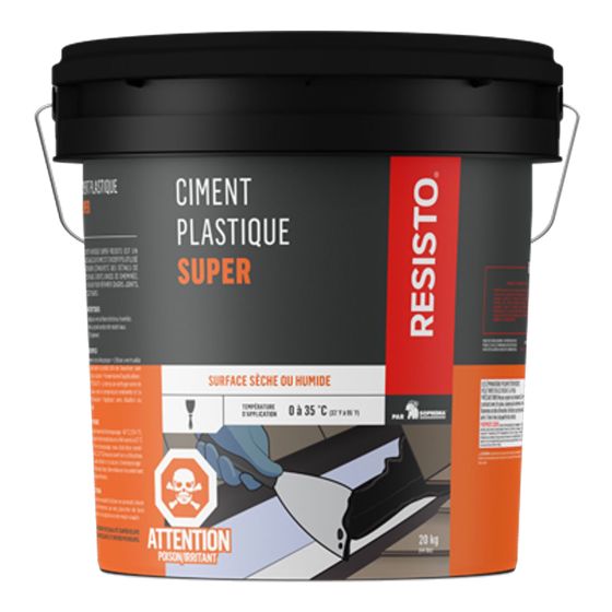 Ciment plastique Super, 20 kg