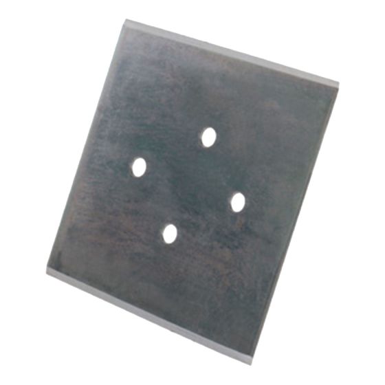 Floor scraper replacement blade