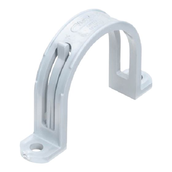 2" duct collar, central vacuum, white