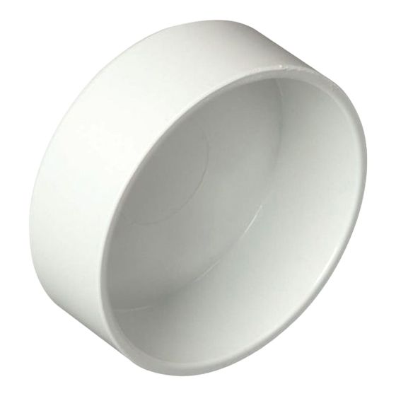 2" hood, central vacuum, white