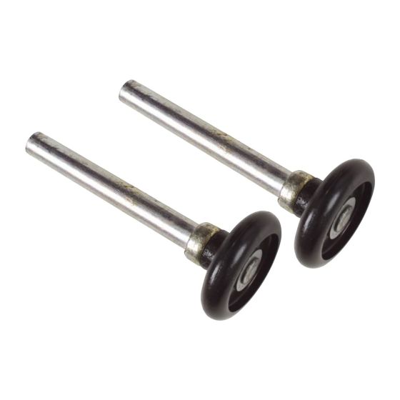 Roulettes pour porte de garage, nylon, 4", 2/pqt