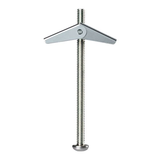 Spring-Loaded wing Anchor - 95 lb - 4/Pkg - 3/16" x 3"