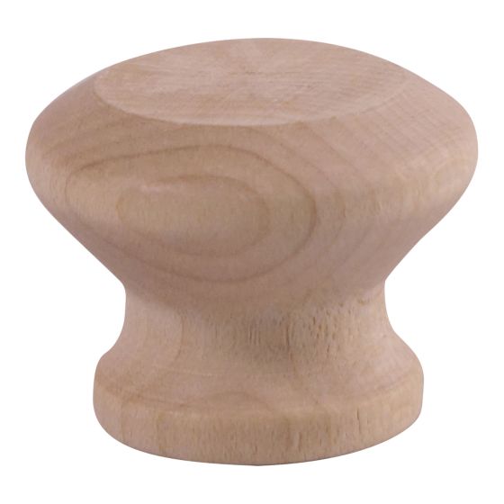Bourgogne Eclectic Maple Wood Knob - Maple - 2/Pkg - 1 3/8"