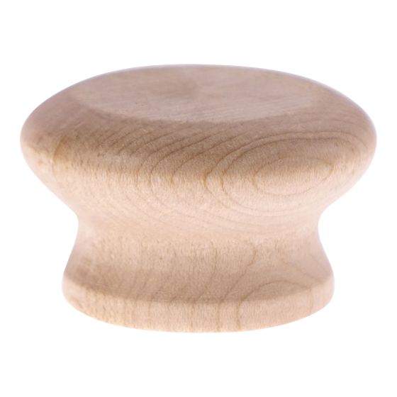 Bourgogne Eclectic Maple Wood Knob  - Maple - 2/Pkg - 1 7/8"
