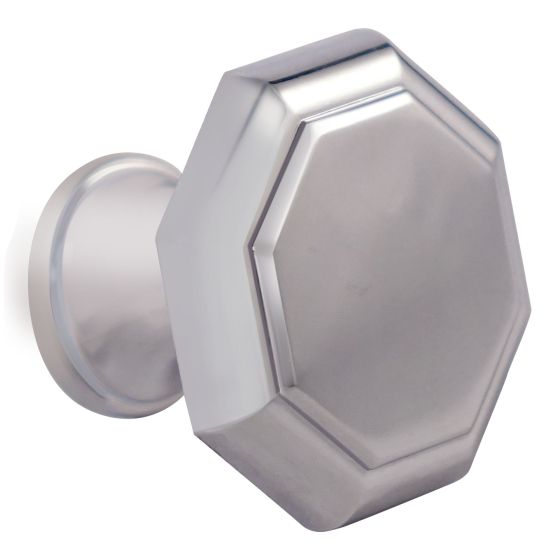 Marseille Traditional Metal Knob  - Village - Chrome - 30 mm