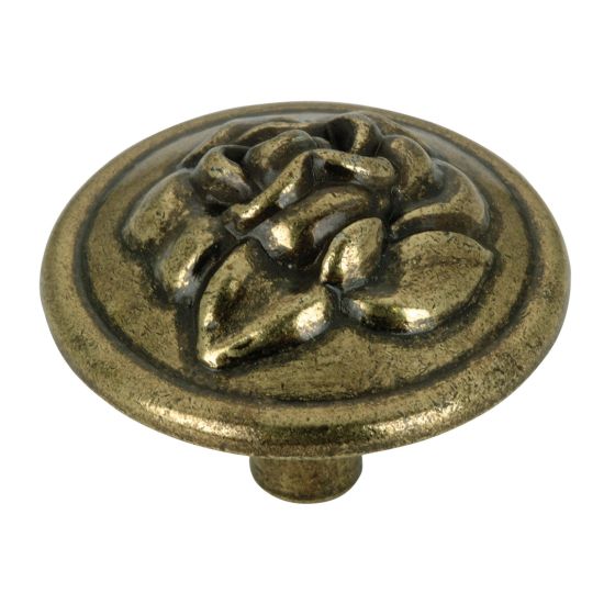 Provence Traditional Metal Knob  - Antique English - 1/Pkg - 32 mm
