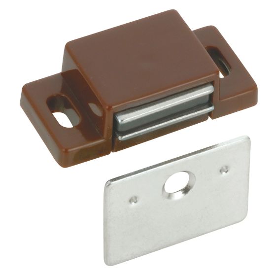 Magnetic Catch - Brown - 19 mm
