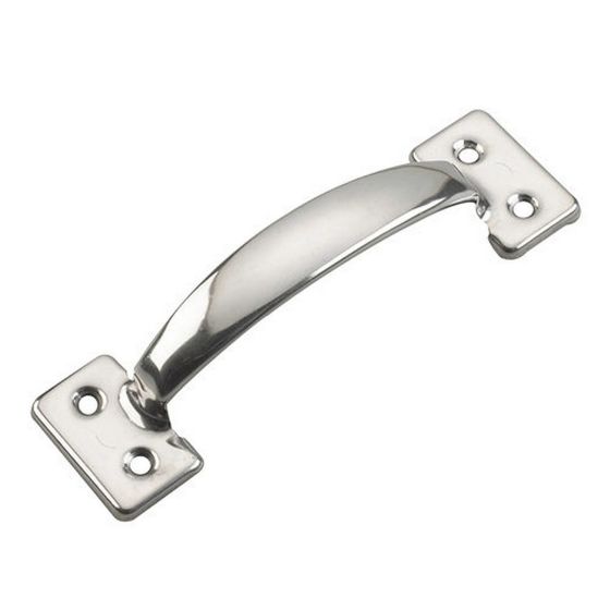 Poignée tout-usage, acier inoxydable, 6,5"