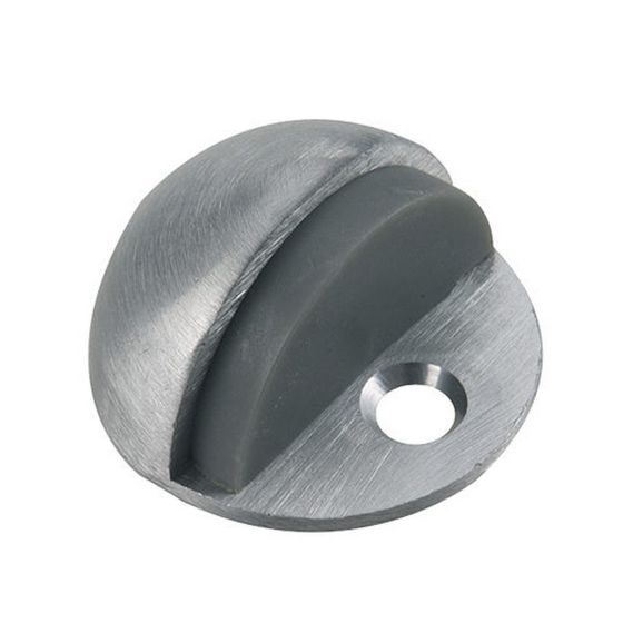 Low Profile Dome Door Stop - Zinc - 45 mm x 24 mm