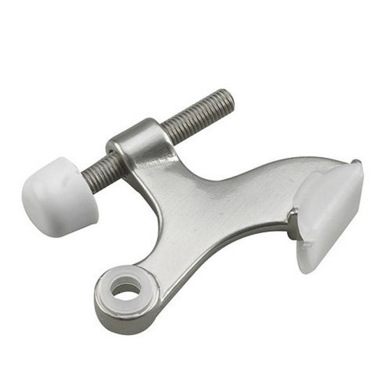 Heavy-Duty Hinge Pin Door Stop - Brushed nickel - 8 mm x 45 mm x 17 mm