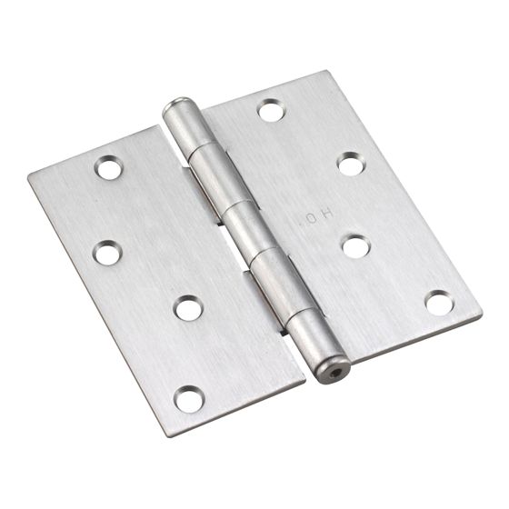 Penture de porte, chrome brossé, 4", 2/pqt