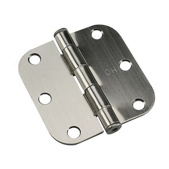 Penture de porte, nickel antique, 3", 2/pqt