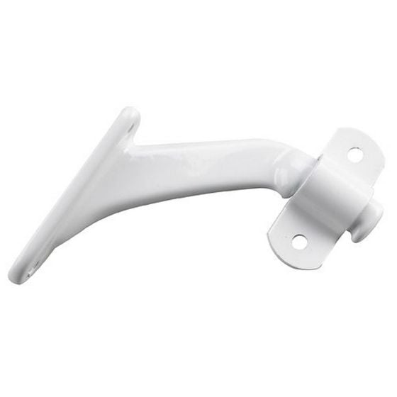 Support robuste pour main courante de 3 3/16" (80,96 mm), blanc