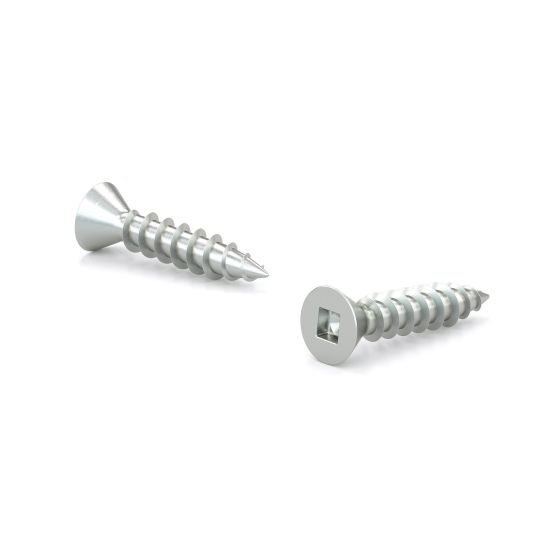 Wood Screws - Flat Head - #4 x 1/2" - 100/Pkg