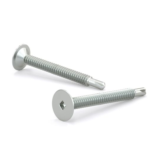 Zinc Plated Metal Screws - Wafer Head - 1 1/4" - 6/Pkg