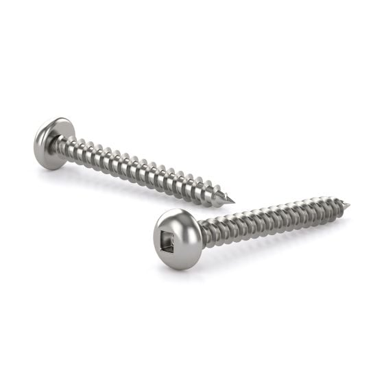 Stainless Steel Metal Screws - Pan head - #10 x 3/4" - 100/Pkg
