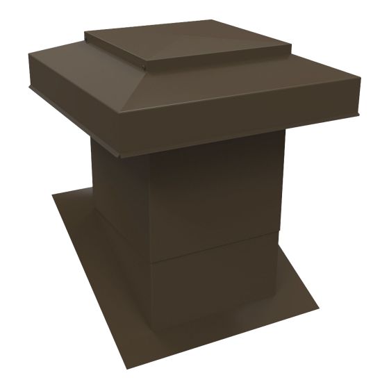 Ventilateur pour toit incliné VMAX 302, brun