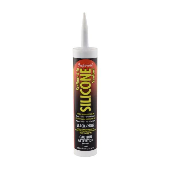 Scellant silicone, noir, 10,3 oz