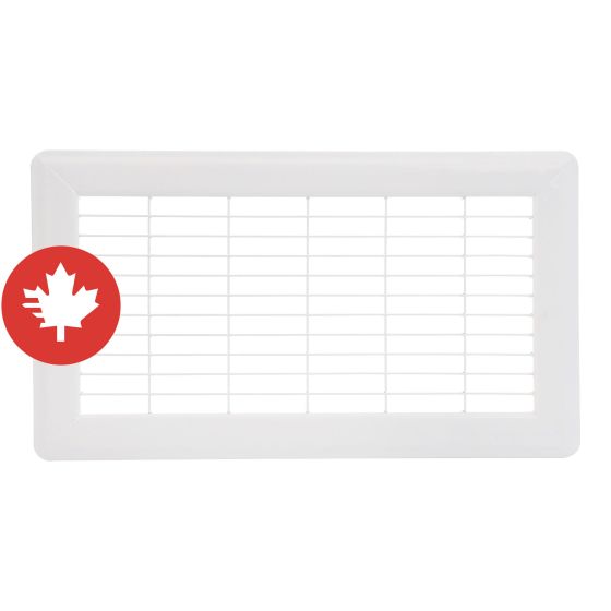 Air Return Floor Register - White - 6" x 14"