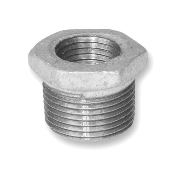 Réduit hexagonale galvanisé, 1" x 3/4"