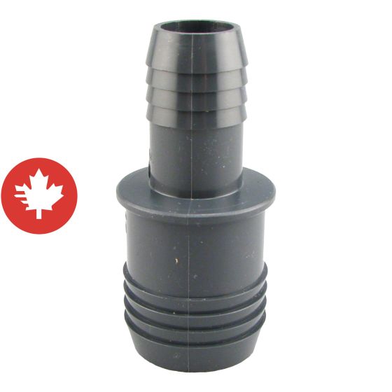 Raccord réduit de plastique, 1 1/2" x 1"