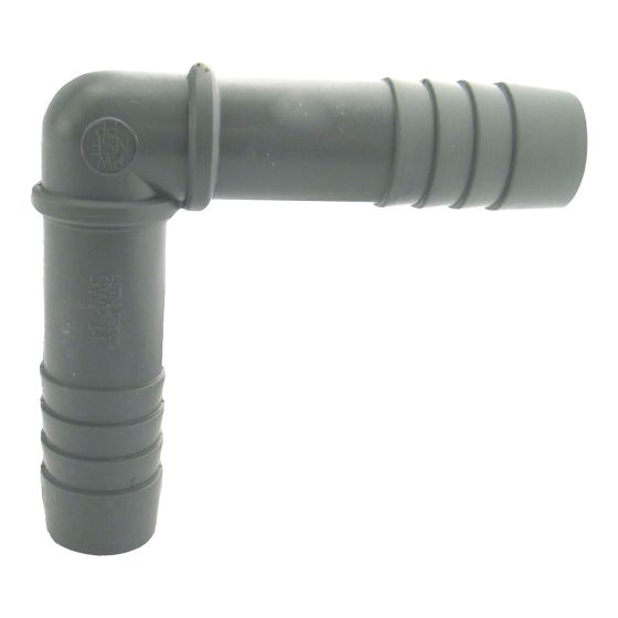 Coude de plastique, 1/2"