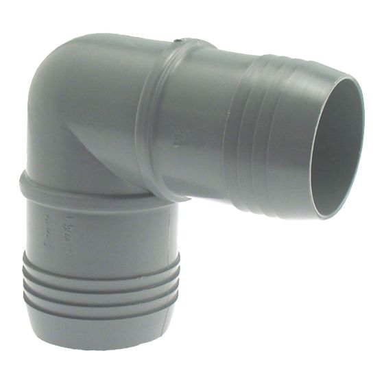 Coude de plastique, 2"