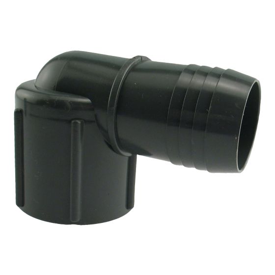 Coude combiné femelle en plastique, 1 1/2" x 1 1/2"
