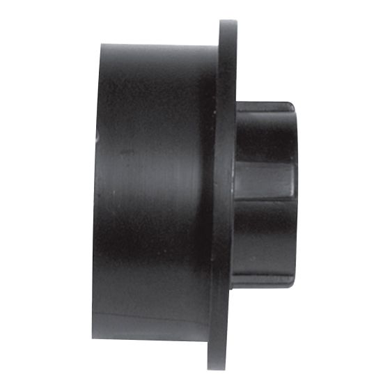 ABS DWV Dishwasher Adapter - 1 1/2" x 3/4" - Spigot x FPT - Black