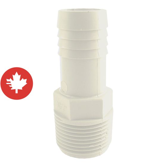 Adaptateur mâle en nylon, 1"