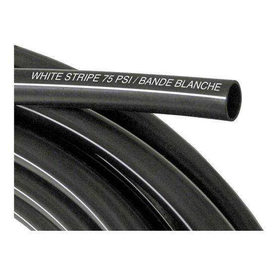 Poly Pipe - White Stripe - 2" x 200'