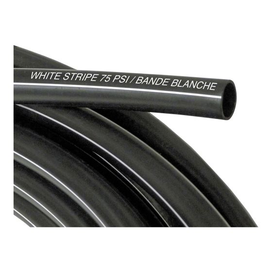 Poly Pipe - White Stripe - 1 1/2" x 900'