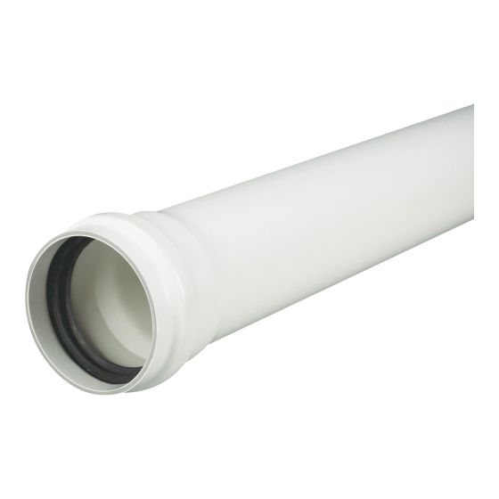 Tuyau d'égout sanitaire, 6", blanc