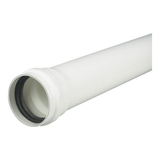 Tuyau d'égout sanitaire, 4", blanc