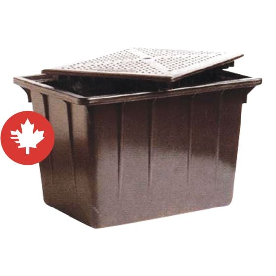 Fosse de drain, 18" x 24" x 18"