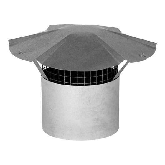 Chapeau de cheminée, 5"