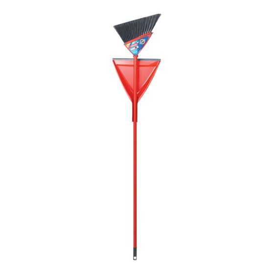 Broom and Dustpan - Red