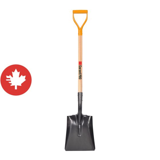 Grizzly Hollow Back Square Shovel - 34 3/4"