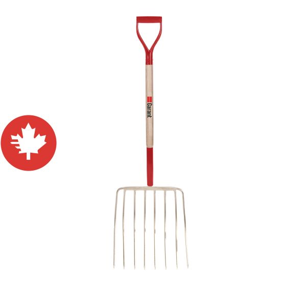 Fourche à ensilage 16", 8 dents, acier forgé et trempé