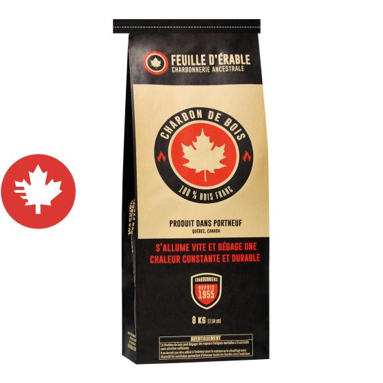 Charbon de bois à BBQ, 8 kg