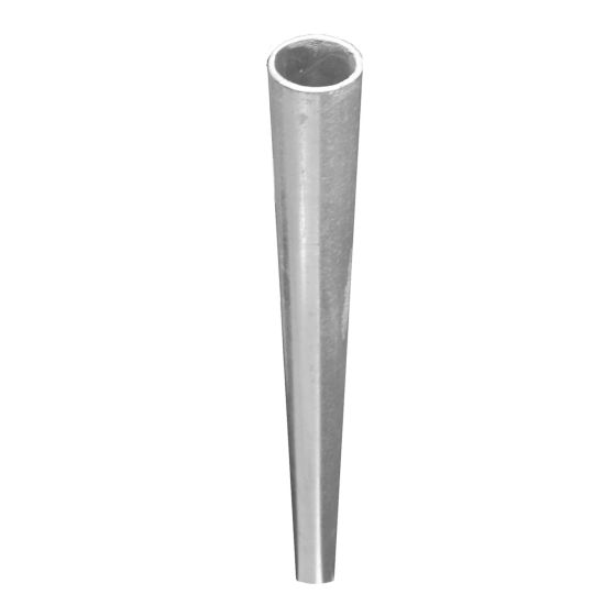 Galvanized Leg Pile - 8' x 1 11/16"