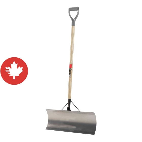 Grattoir à neige, manche en bois, lame en aluminium, 24"
