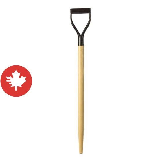 Manche de remplacement pour pelles avec poignée en D 36"