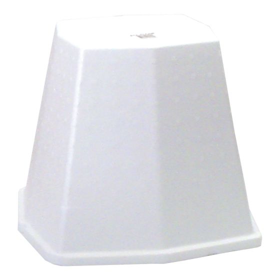 Cône à rosiers, blanc, mini