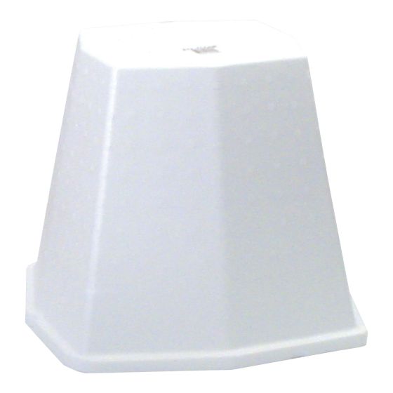 Cône à rosiers, blanc, régulier