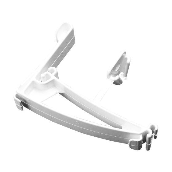 Gutter Hidden Hook - Vinyl - Contemporary Style - White