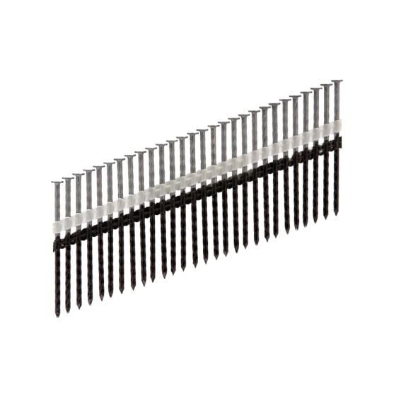 Clous reliés sur bâtonnet de plastique 21°, brillant, 2 3/8", 2500/pqt