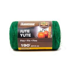 Ficelle de jute torsadée, vert, fin x 190'